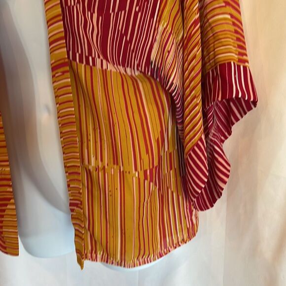 Cabi Kimono  3/4 sleeve Open Front Size Medium - Picture 6 of 11